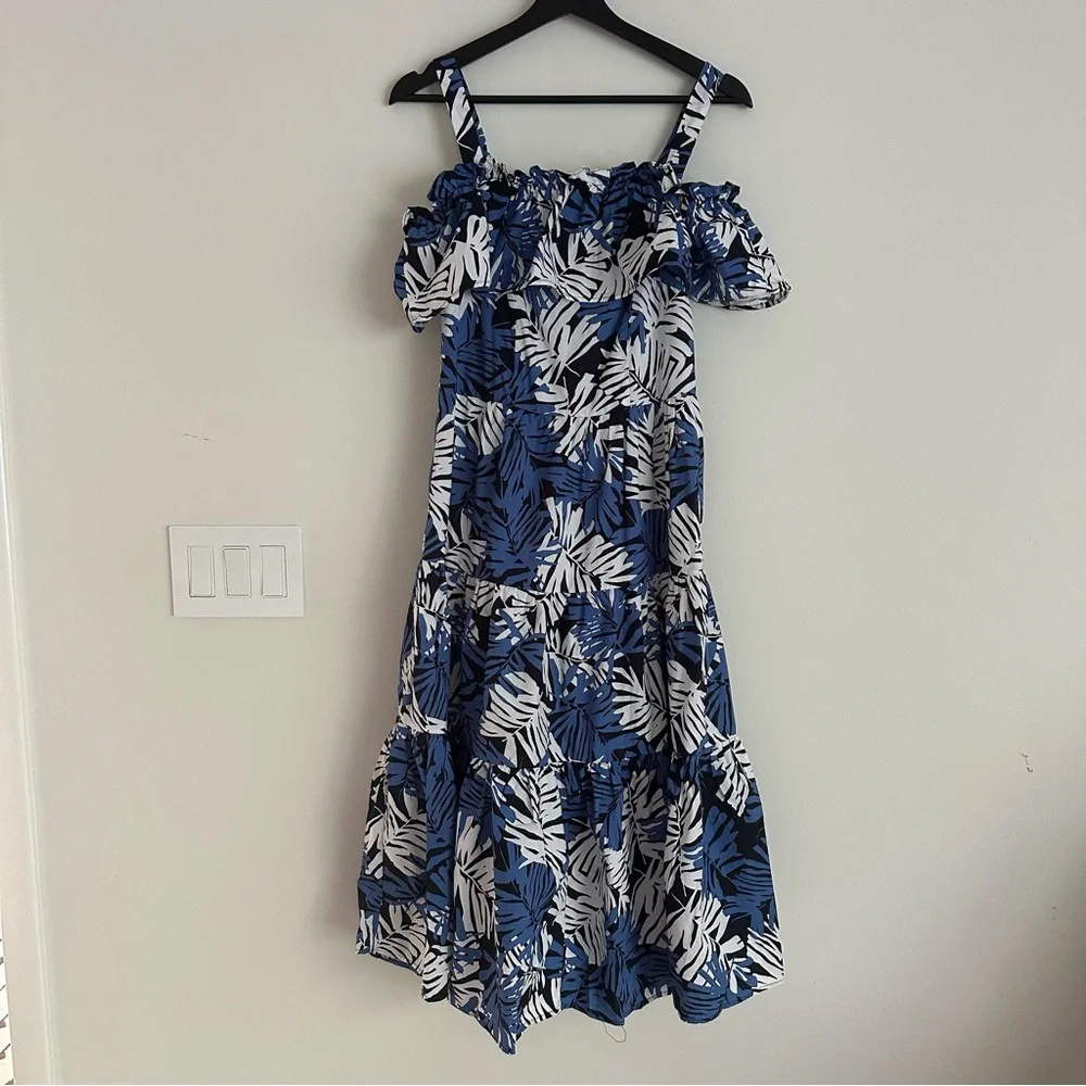 Vacation Dress floral print 100% cotton, NWT